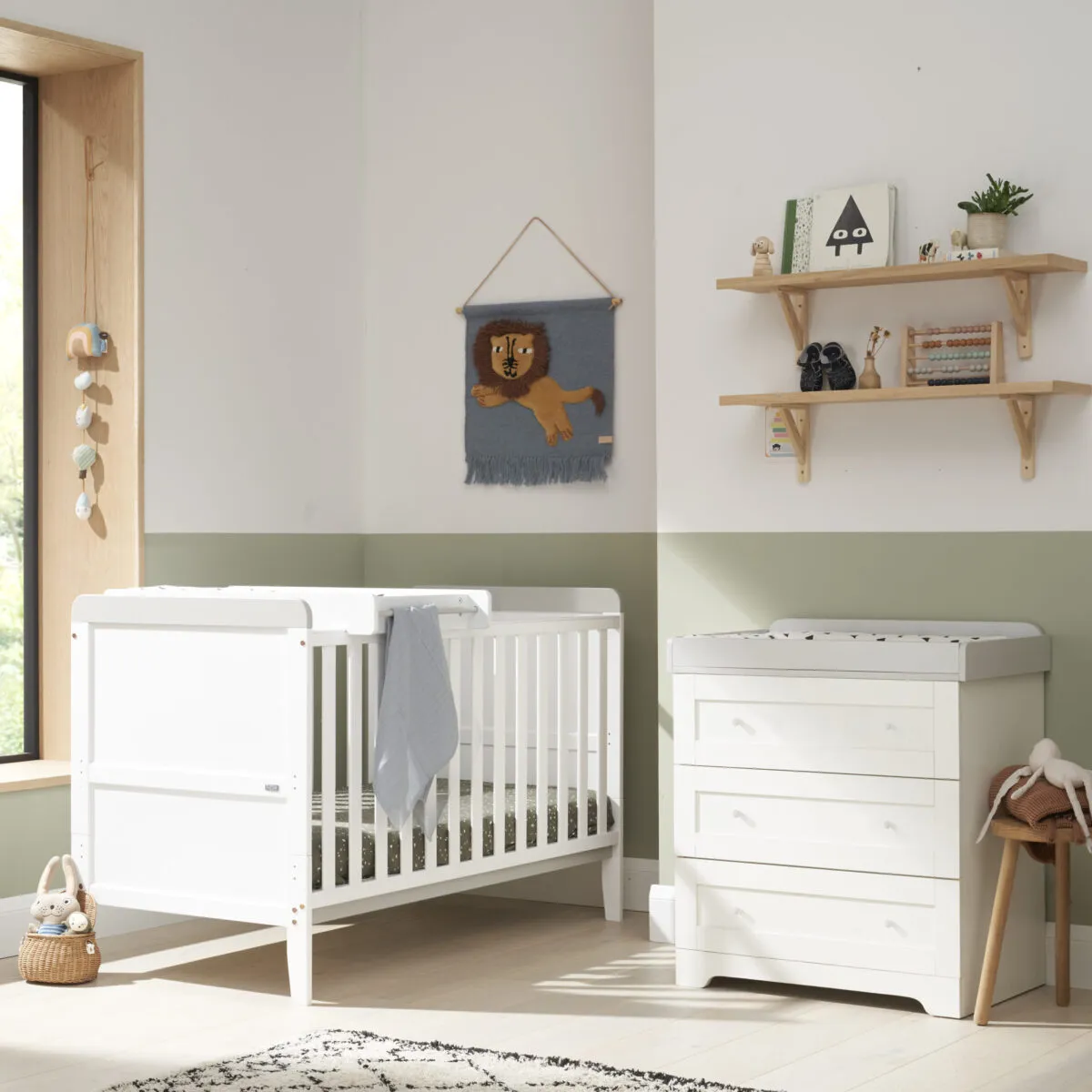 Tutti Bambini Rio 2 Piece Nursery Furniture Room Set Includes Cot Bed And Chest Changer - Image 5