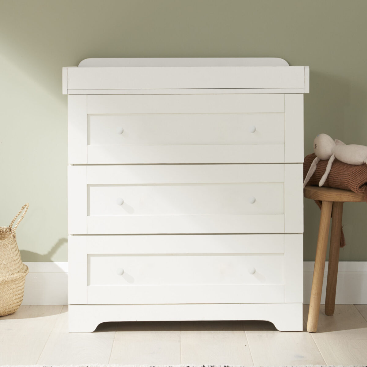 Tutti Bambini Rio 3 Piece Nursery Furniture Set Includes Cot Bed, Chest Changer And Wardrobe - Image 9