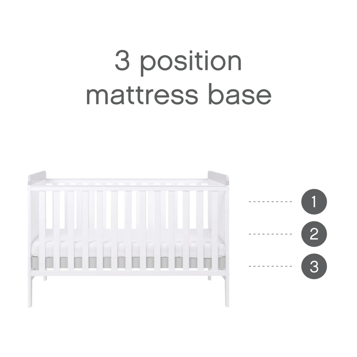 Tutti Bambini Rio 2 Piece Nursery Furniture Room Set Includes Cot Bed And Chest Changer - Image 15