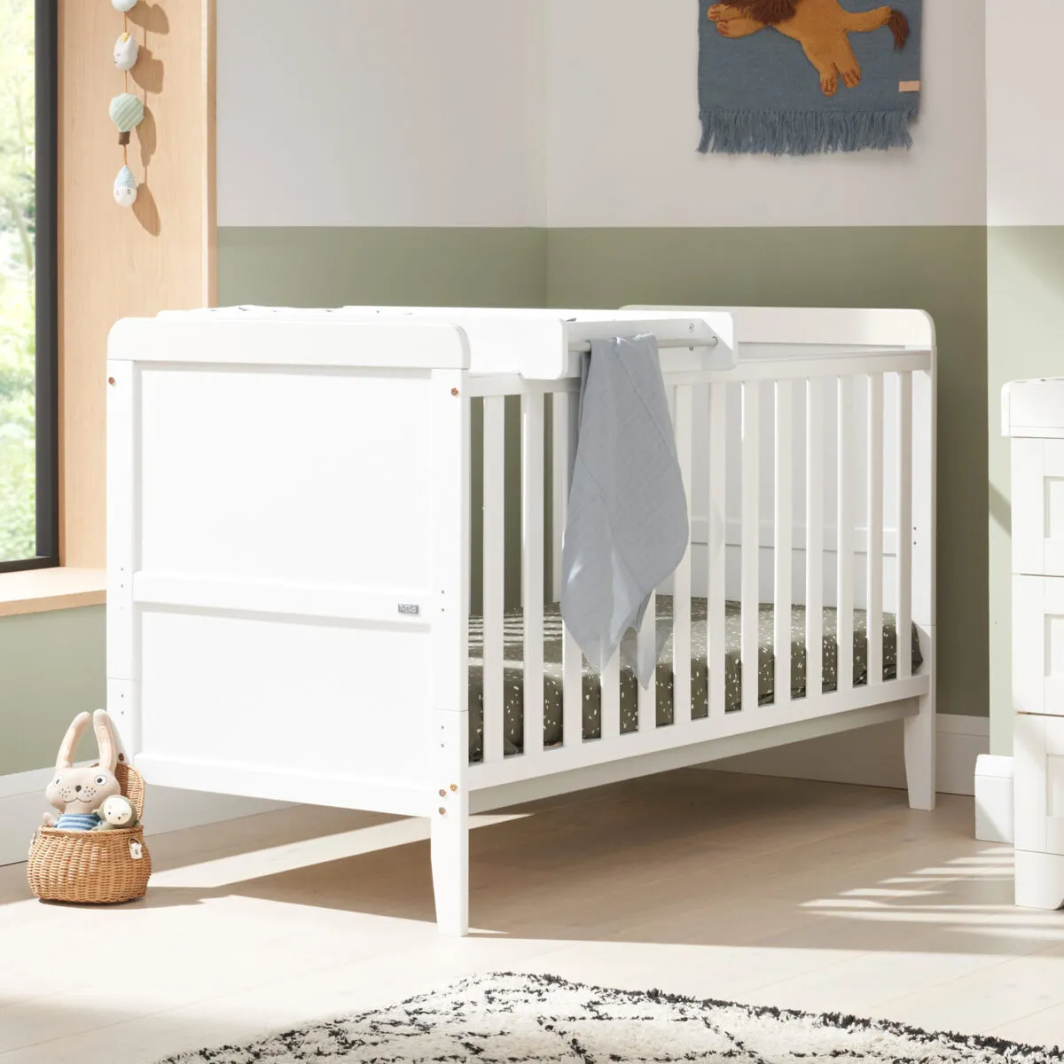 Tutti Bambini Rio Cot Bed with Cot Top Changer & Mattress - Image 3
