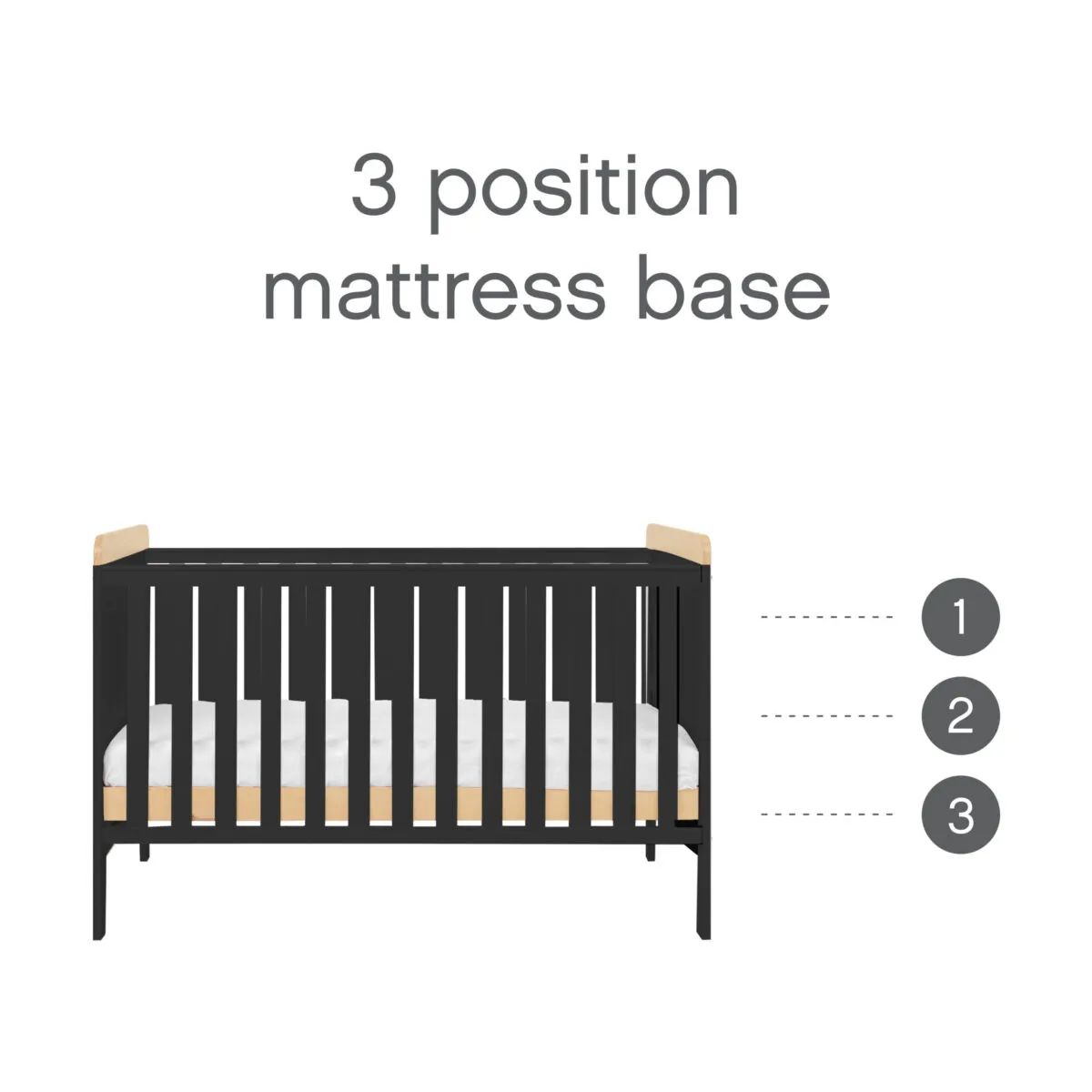 Tutti Bambini Rio Cot Bed with Cot Top Changer & Mattress - Image 6