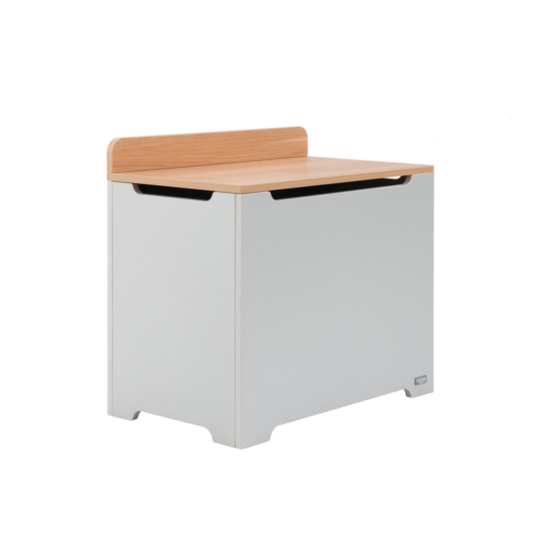 Rio Toy Box Dove Grey & Oak