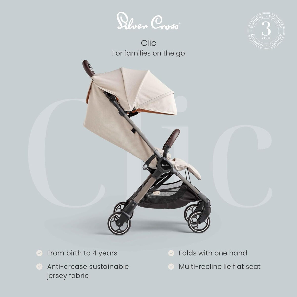 Silver Cross Clic Stroller - Image 5