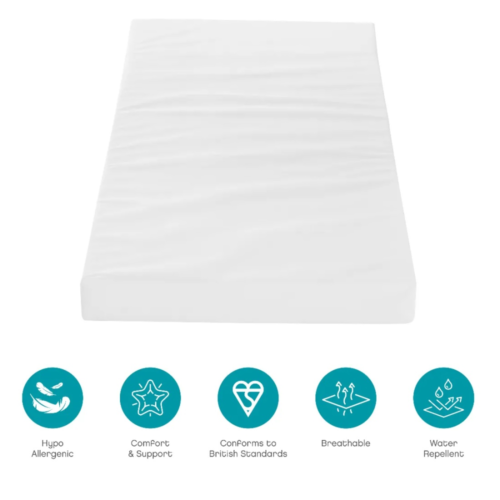 Tutti Bambini Eco Fibre Deluxe Cot Mattress (60cm x 120cm)