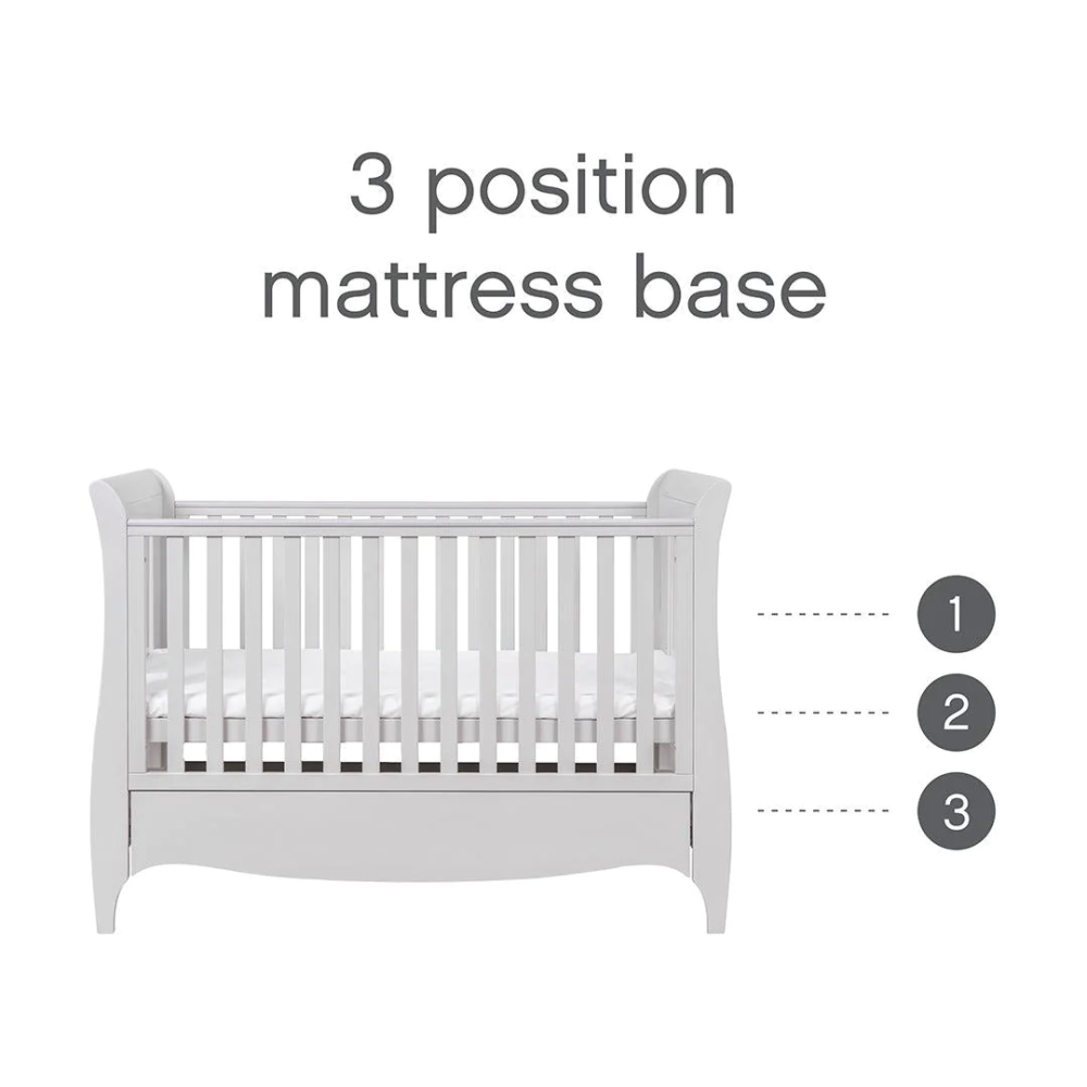 Tutti Bambini Roma Mini 2 Piece Nursery Furniture Set Dove Grey