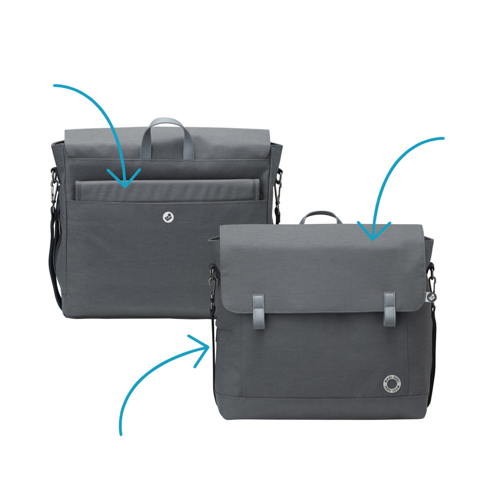 Modern changing bag top