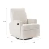 Obaby Madison Swivel Glider Recliner Chair - Bouclé Style