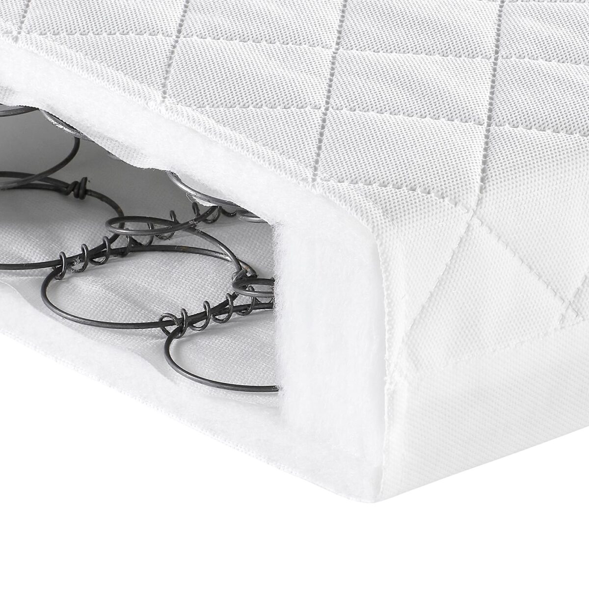 Babymore Deluxe Sprung Cot Bed Mattress - 140 x 70cm - Image 3
