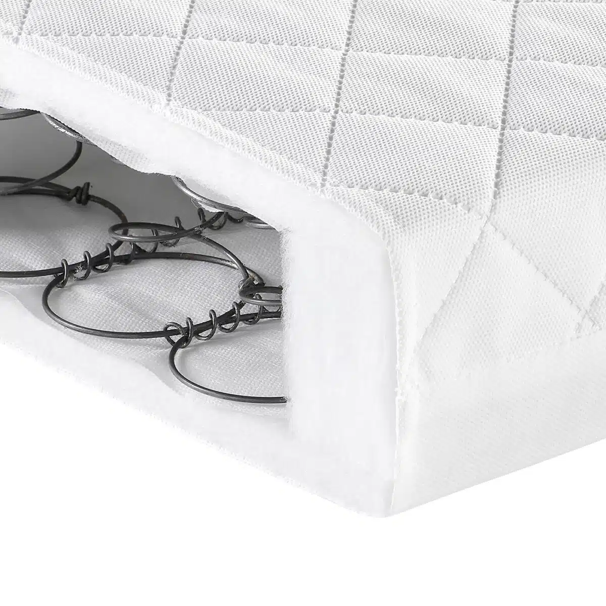 Babymore Deluxe Sprung Cot Bed Mattress - 140 x 70cm - Image 3
