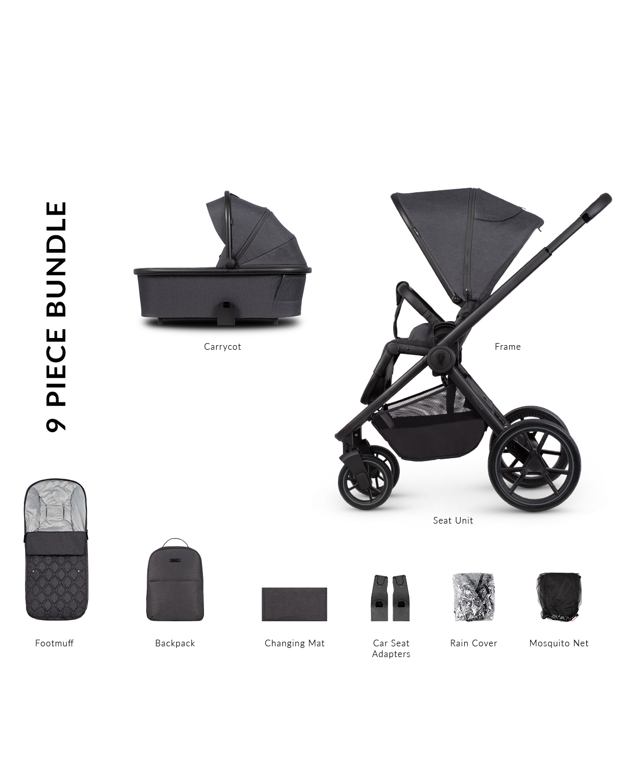 Venicci Tinum Edge 2 in 1 Pushchair Bundle Olivers BabyCare