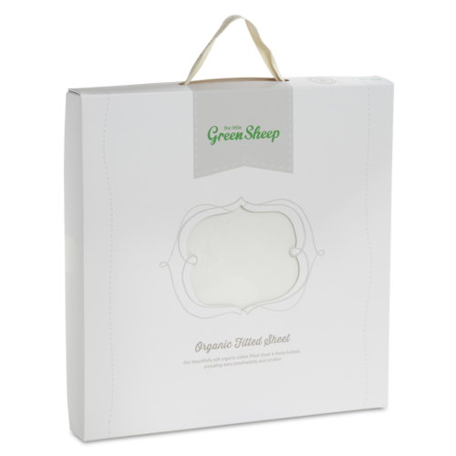 The Little Green Sheep Organic Cot Bed Jersey Fitted Sheet 70x140cm