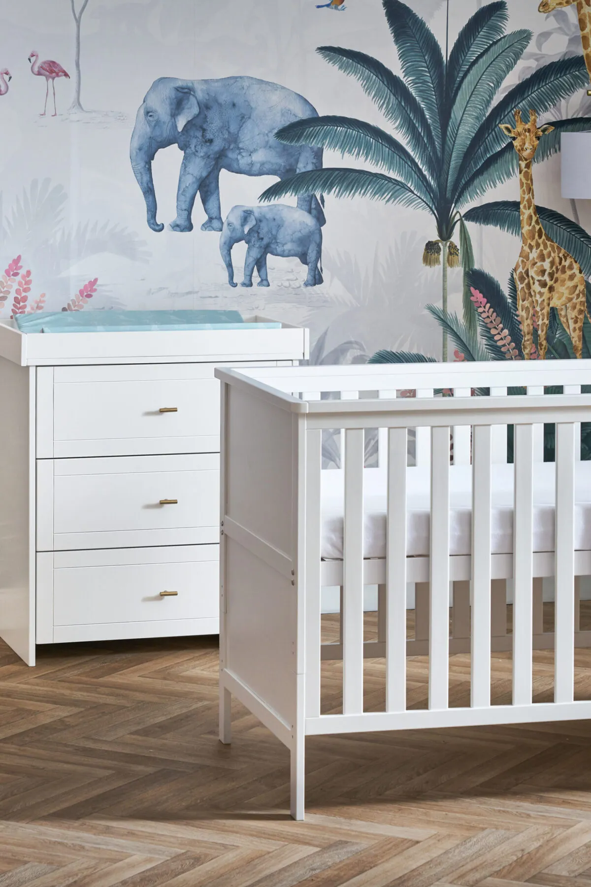 Obaby Evie 2 Piece Nursery Furniture Room Set + Cot Bed & Changing Unit - Image 8