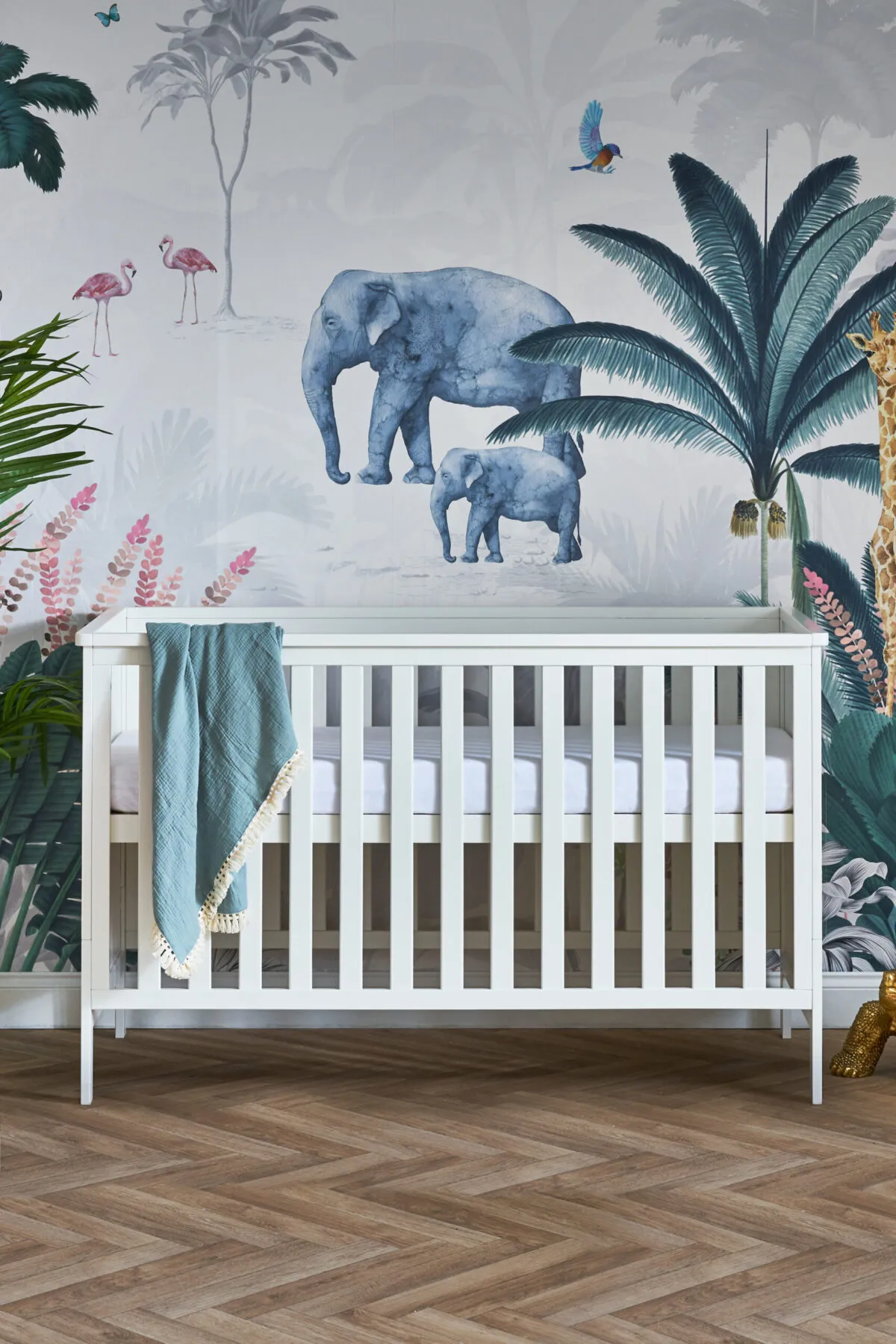 Obaby Evie 2 Piece Nursery Furniture Room Set + Cot Bed & Changing Unit - Image 9