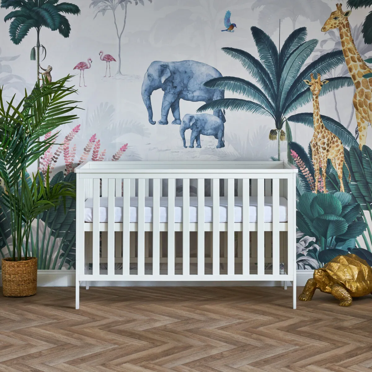 Obaby Evie 2 Piece Nursery Furniture Room Set + Cot Bed & Changing Unit - Image 10