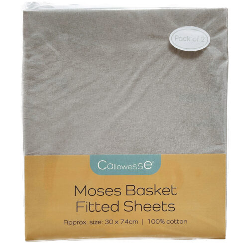 Grey moses basket sheets clearance