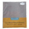 callowesse 2 pack fitted sheets grey