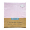 Callowesse fitted crib sheets 2 pack pink