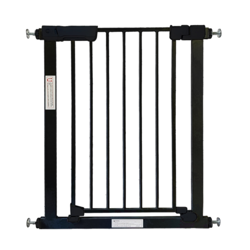 Callowesse Kuvasz Narrow Child & Pet Stair Gate 66-73cm x H76cm Suitable for Doors and Stairs | Black