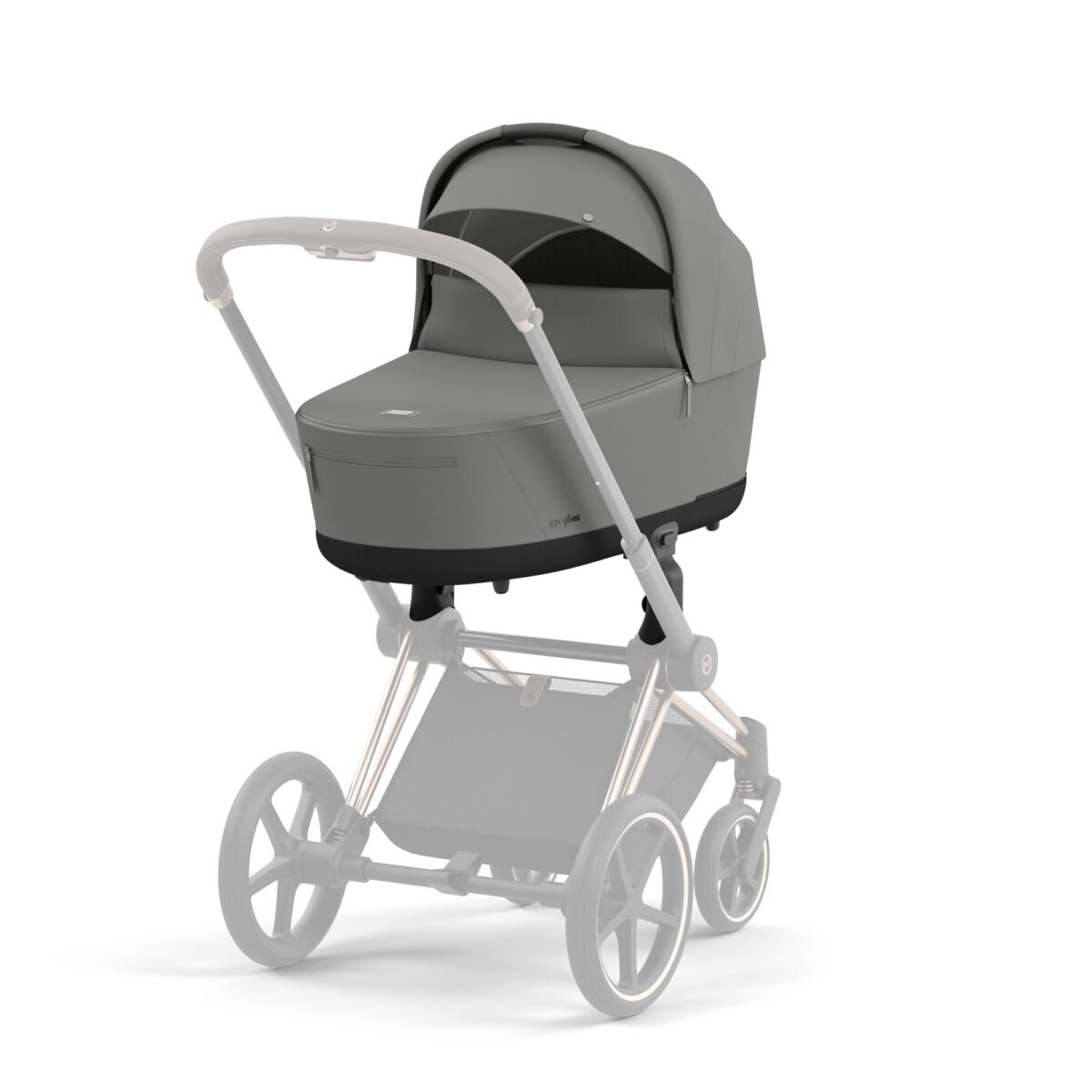 Cybex PRIAM Pushchair and Carrycot 2023 - Mirage Grey - Image 2