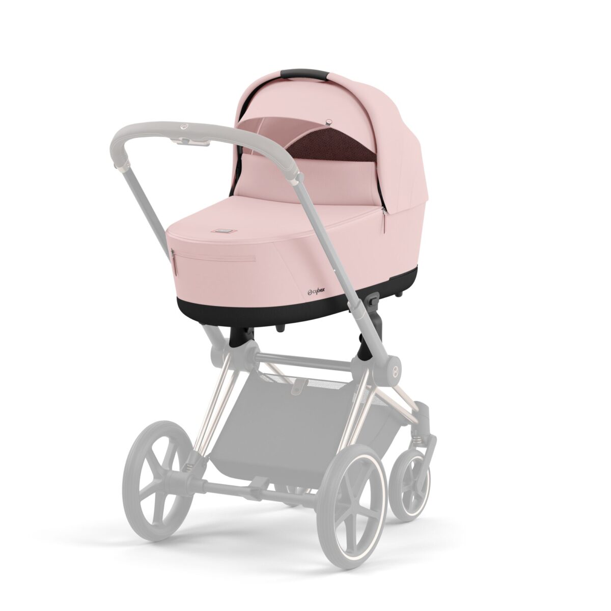 Cybex PRIAM Pushchair and Carrycot 2023 - Peach Pink - Image 2