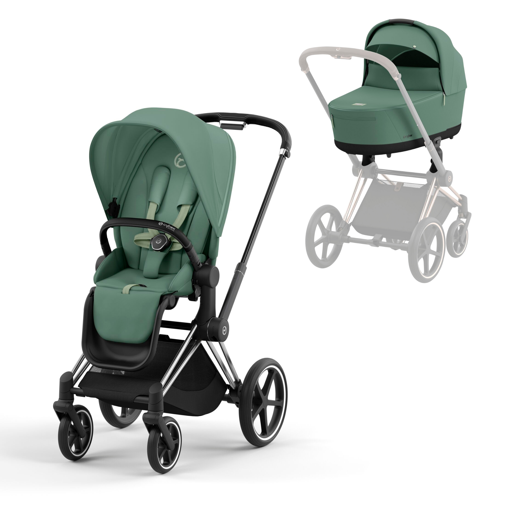 Cybex Priam Cloud T i-Size Bundles - Leaf Green (2023) – UK Baby