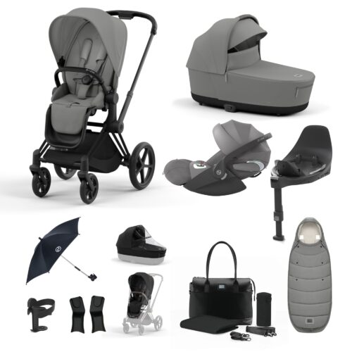 PRIAM Chrome Black Frame - Mirage Grey
