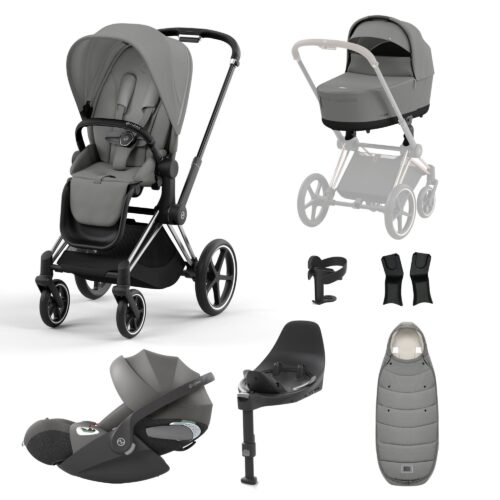 PRIAM Chrome Black Frame - Mirage Grey (2)