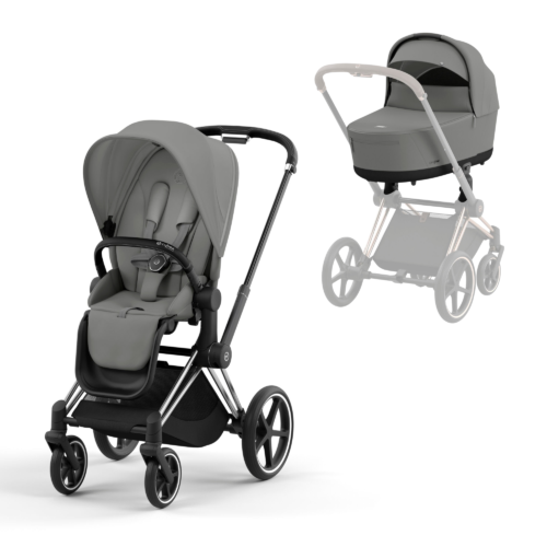 Cybex PRIAM Pushchair and Carrycot 2023 - Mirage Grey
