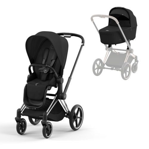 Cybex PRIAM Pushchair and Carrycot 2023 - Sepia Black
