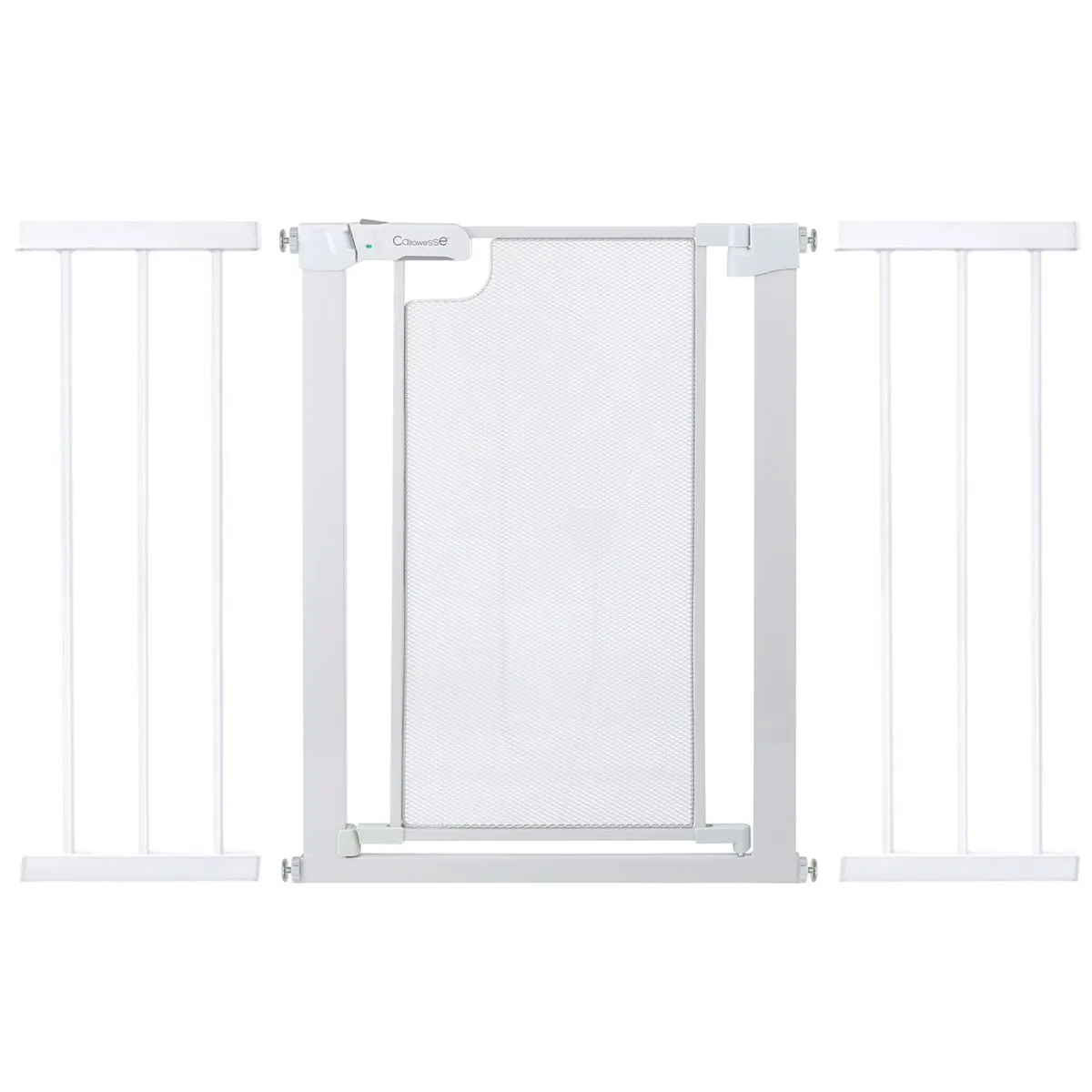 Callowesse Metal Mesh Safety Gate Bundle - Glacial White (104-111cm)