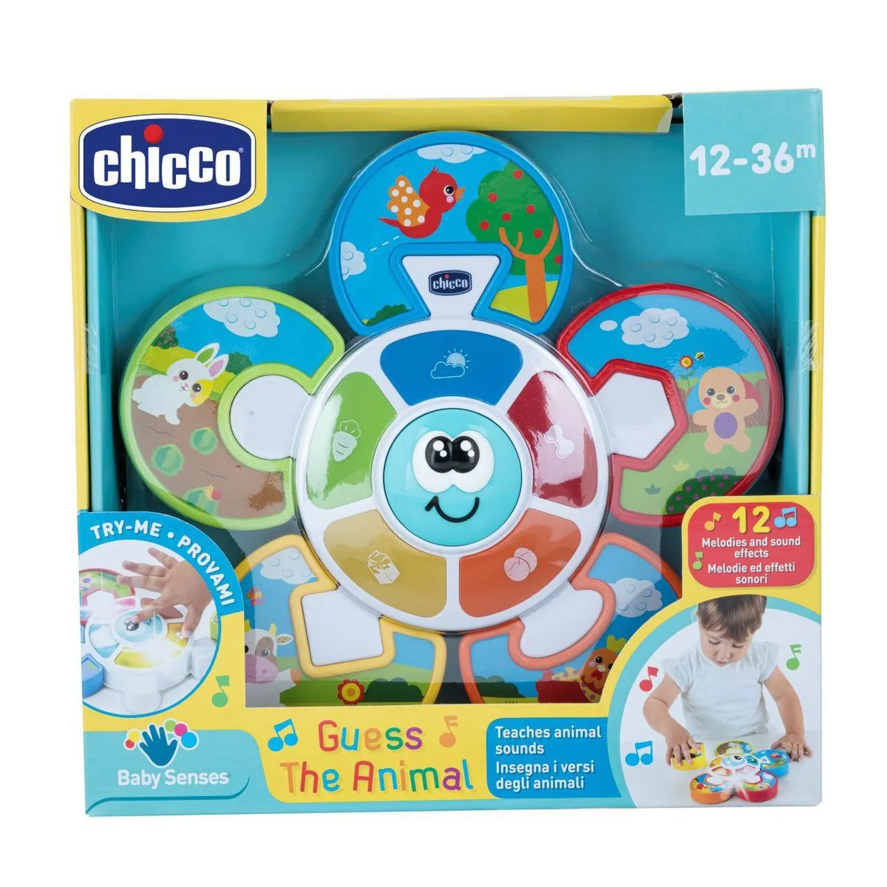 Chicco Baby Senses Guess The Animal Puzzle