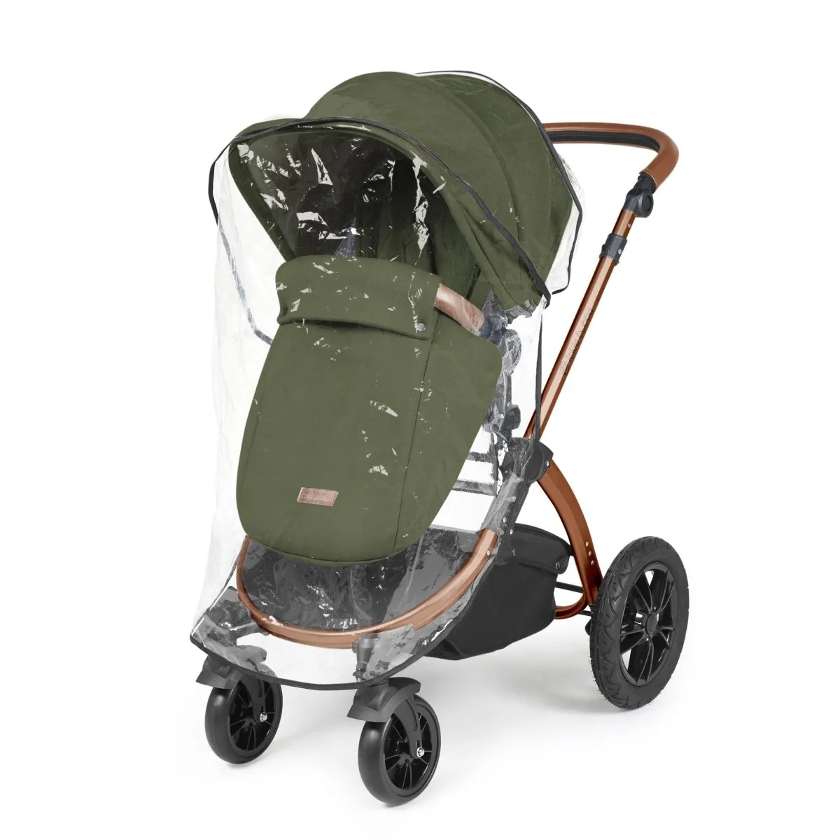 Ickle Bubba Stomp Luxe 3in1 Travel System and ISOFIX Base - Woodland - Image 6