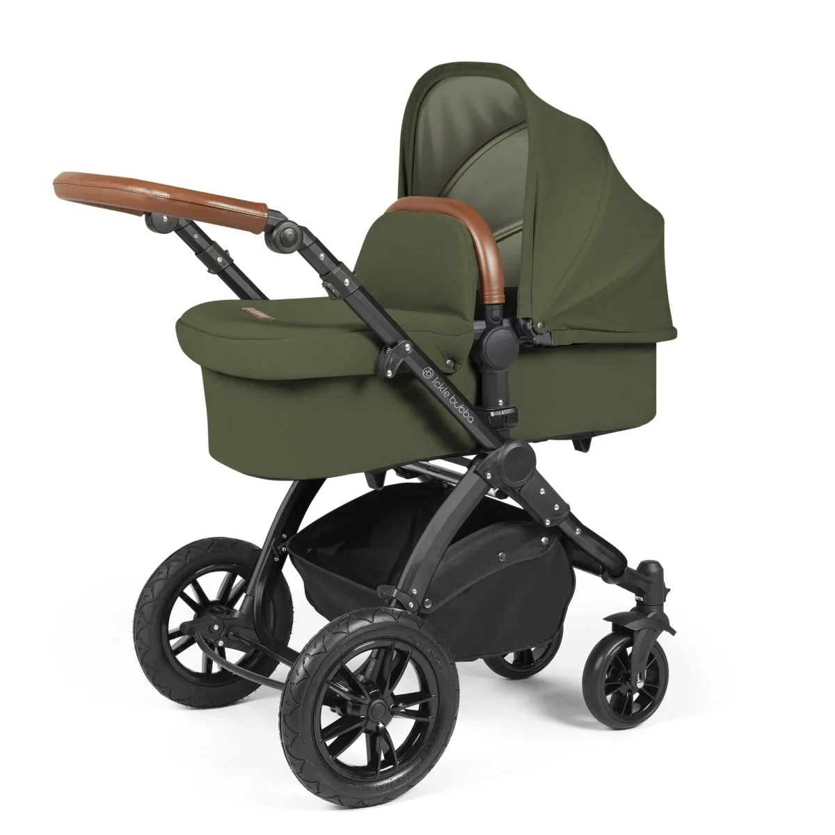 Ickle Bubba Stomp Luxe 3in1 Travel System and ISOFIX Base - Woodland - Image 21