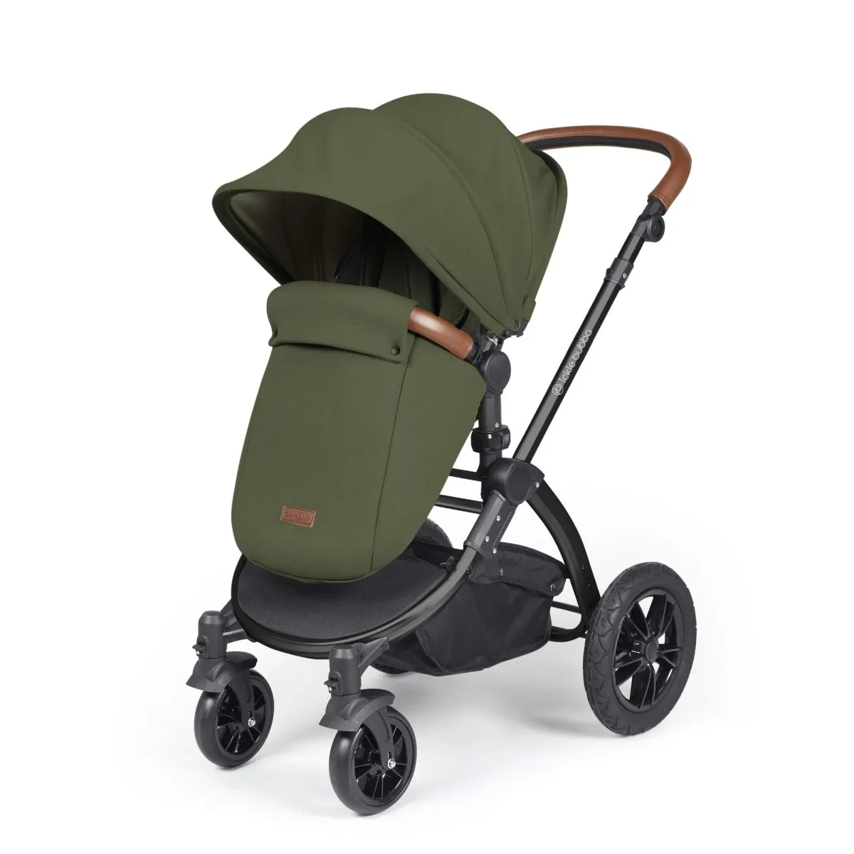 Ickle Bubba Stomp Luxe 3in1 Travel System and ISOFIX Base - Woodland - Image 16