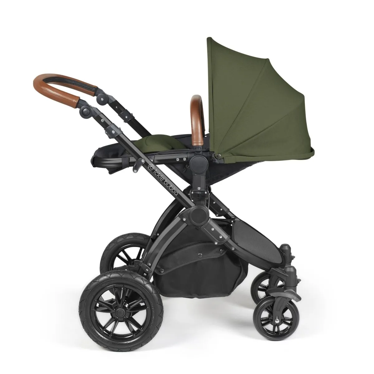 Ickle Bubba Stomp Luxe 3in1 Travel System and ISOFIX Base - Woodland - Image 17