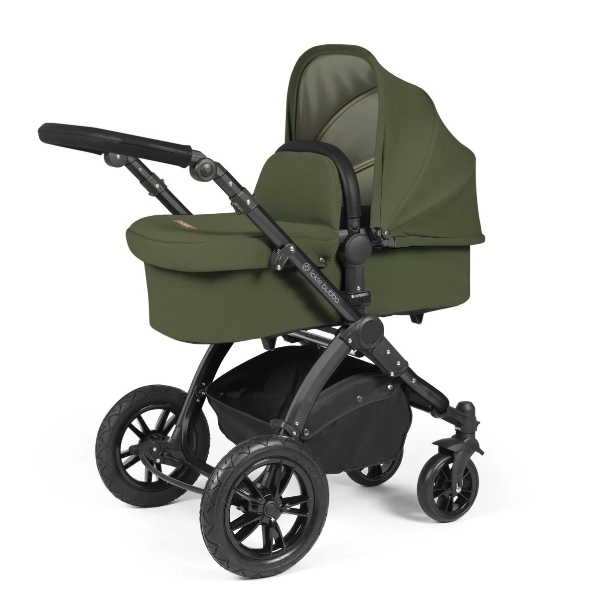 Ickle Bubba Stomp Luxe 3in1 Travel System and ISOFIX Base - Woodland - Image 33