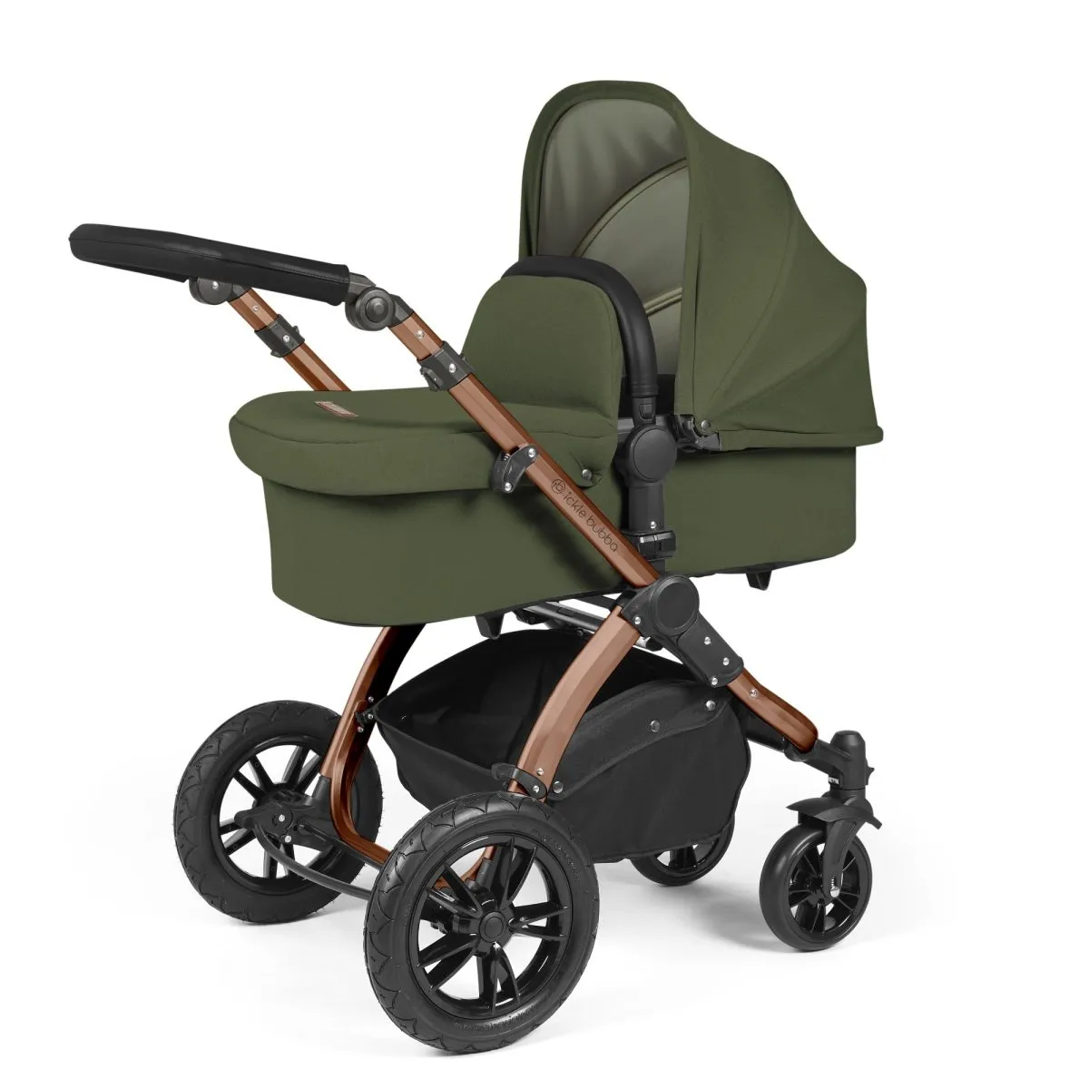 Ickle Bubba Stomp Luxe 3in1 Travel System and ISOFIX Base - Woodland - Image 40