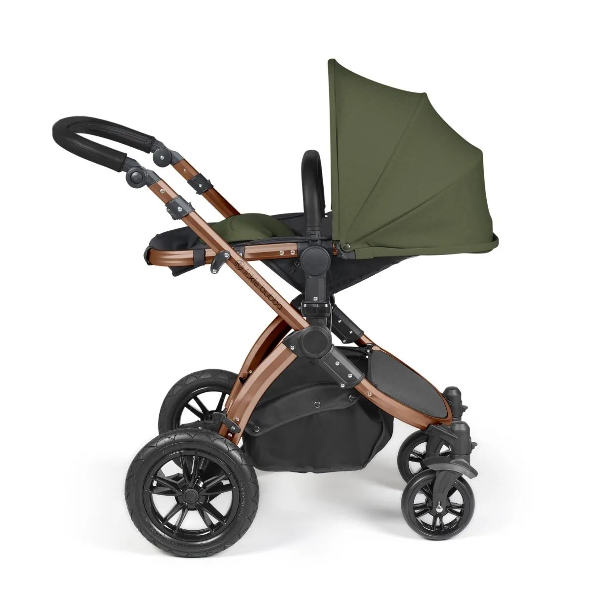 Ickle Bubba Stomp Luxe 3in1 Travel System and ISOFIX Base - Woodland - Image 36