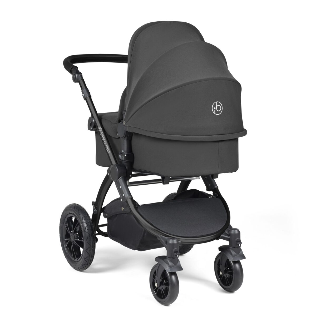 Ickle Bubba Stomp Luxe 3in1 Travel System and ISOFIX Base- Charcoal Grey - Image 5