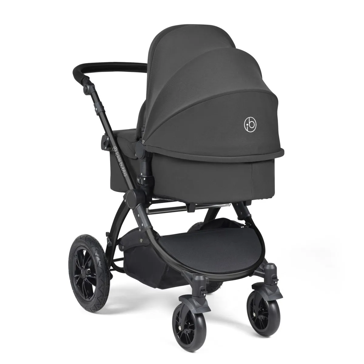 Ickle Bubba Stomp Luxe 3in1 Travel System and ISOFIX Base- Charcoal Grey - Image 5