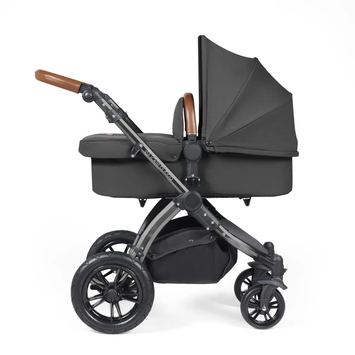 Ickle Bubba Stomp Luxe 3in1 Travel System and ISOFIX Base- Charcoal Grey - Image 12