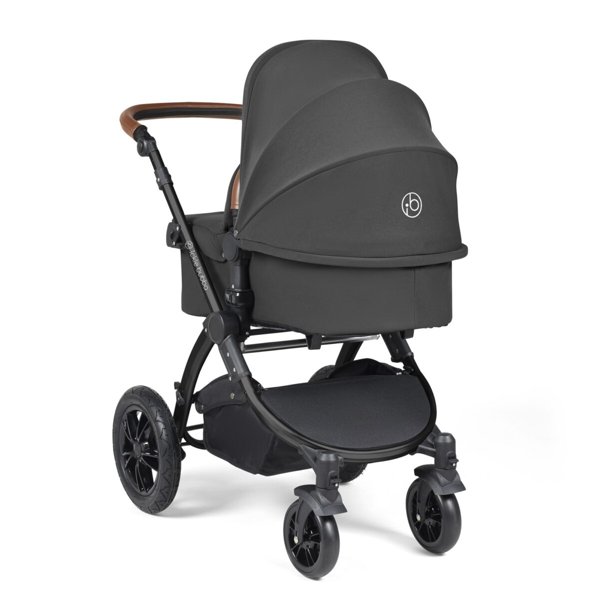 Ickle Bubba Stomp Luxe 3in1 Travel System and ISOFIX Base- Charcoal Grey - Image 13