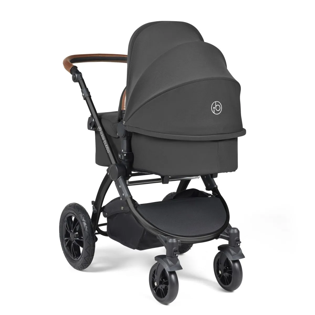 Ickle Bubba Stomp Luxe 3in1 Travel System and ISOFIX Base- Charcoal Grey - Image 13