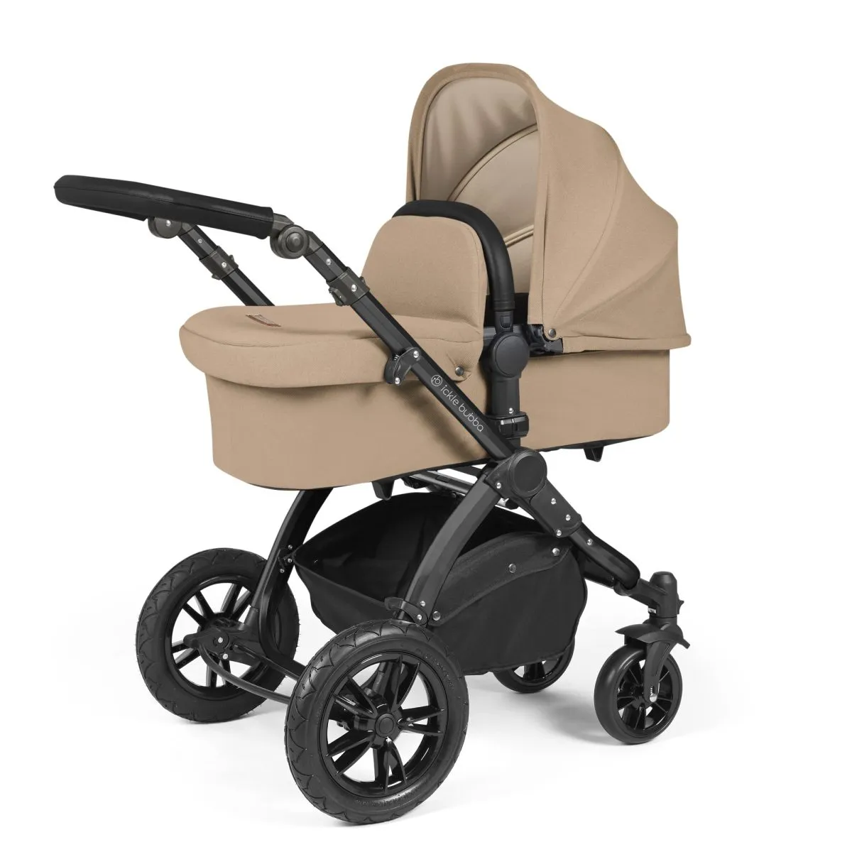 Ickle Bubba Stomp Luxe 3in1 Travel System and ISOFIX Base - Desert - Image 2