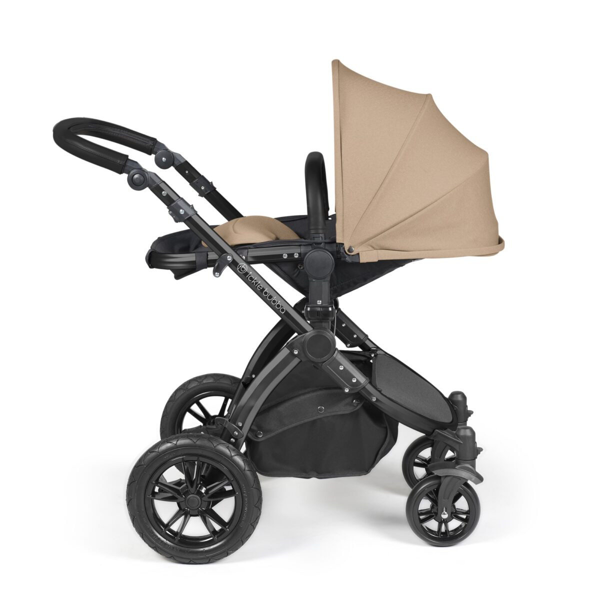 Ickle Bubba Stomp Luxe 3in1 Travel System and ISOFIX Base - Desert - Image 8
