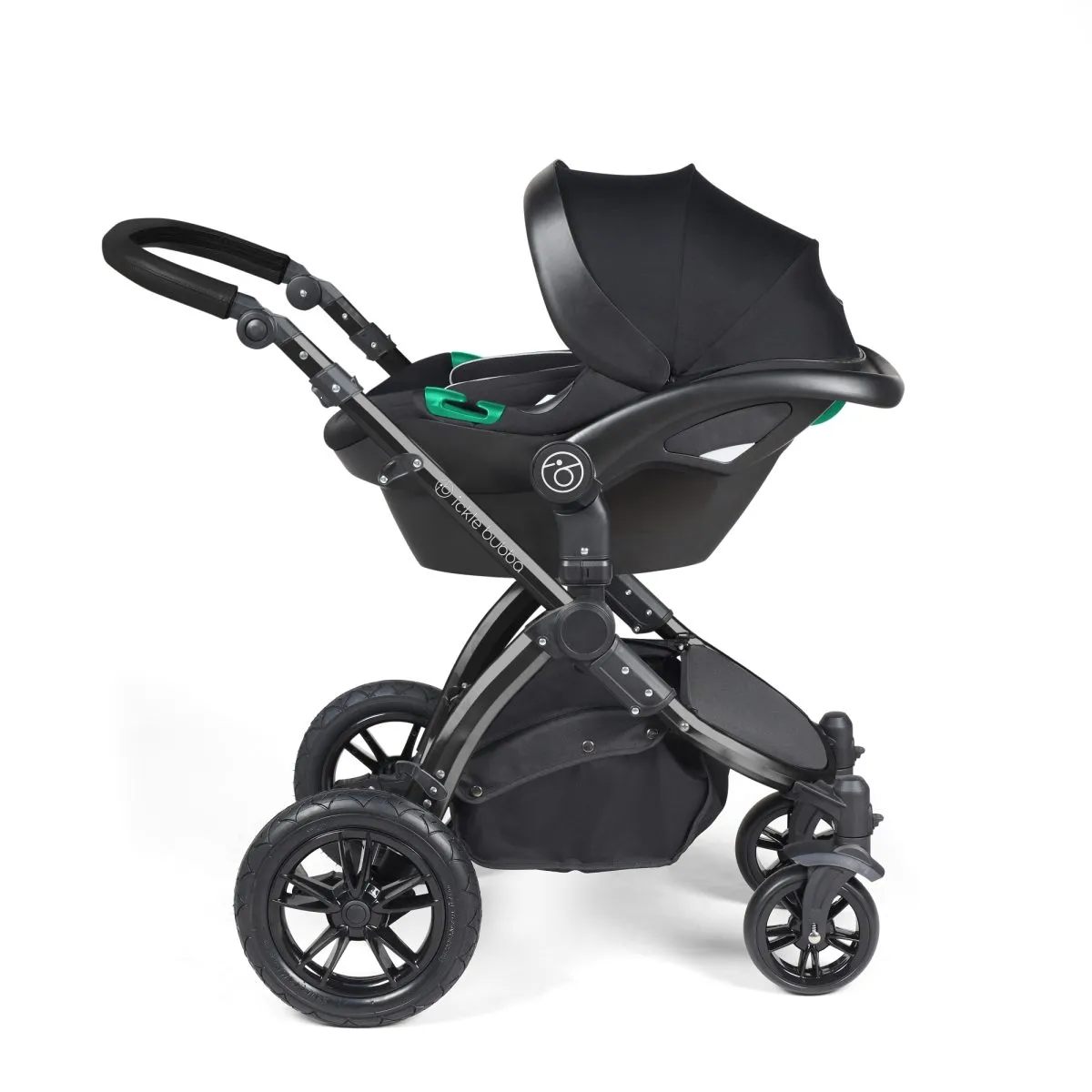 Ickle Bubba Stomp Luxe 3in1 Travel System and ISOFIX Base - Desert - Image 9