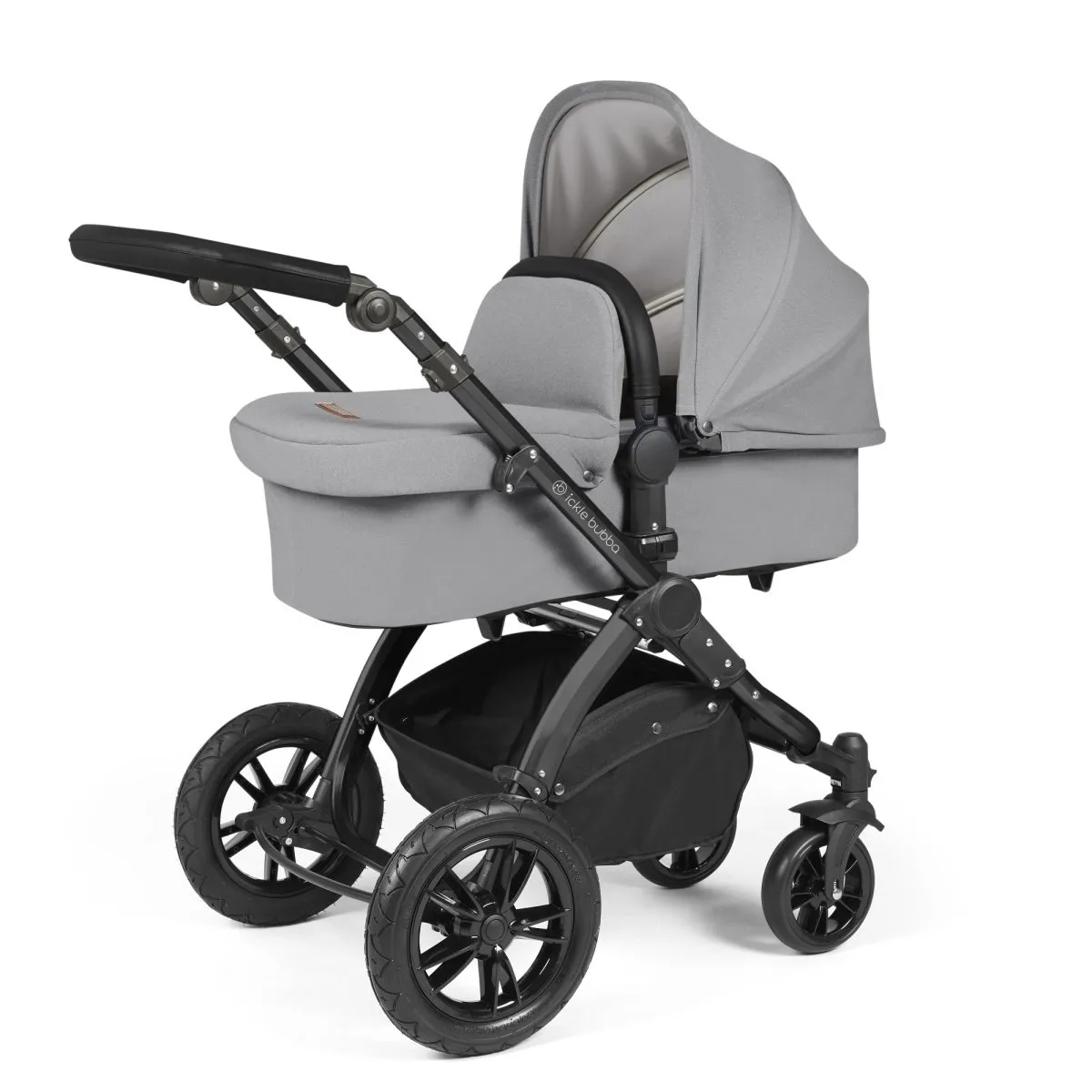 Ickle Bubba Stomp Luxe 3in1 Travel System and ISOFIX Base - Pearl Grey - Image 40