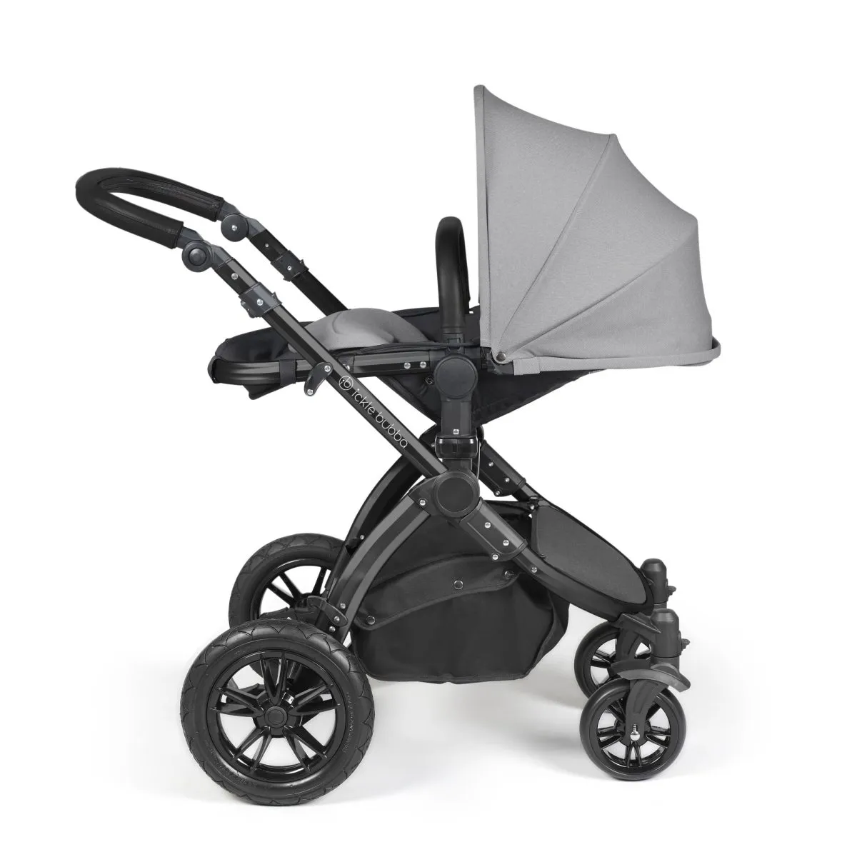 Ickle Bubba Stomp Luxe 3in1 Travel System and ISOFIX Base - Pearl Grey - Image 36