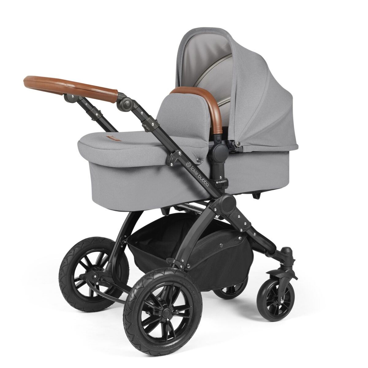 Ickle Bubba Stomp Luxe 3in1 Travel System and ISOFIX Base - Pearl Grey - Image 24