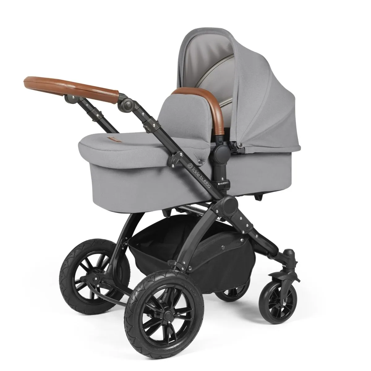 Ickle Bubba Stomp Luxe 3in1 Travel System and ISOFIX Base - Pearl Grey - Image 24